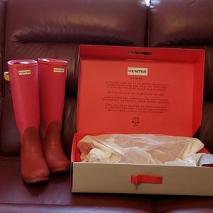 HUNTER Original Tall Colorblock Waterproof Boots